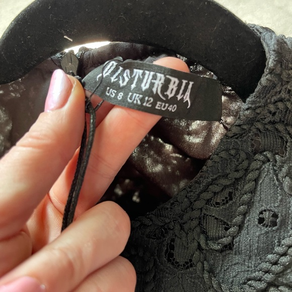 DISTURBIA BROCADE MINI DRESS NWT - Picture 5 of 5